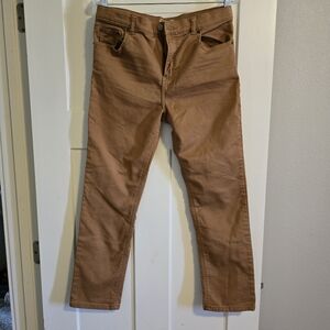 BOYS KHAKI JEANS- 16 Husky slim fit